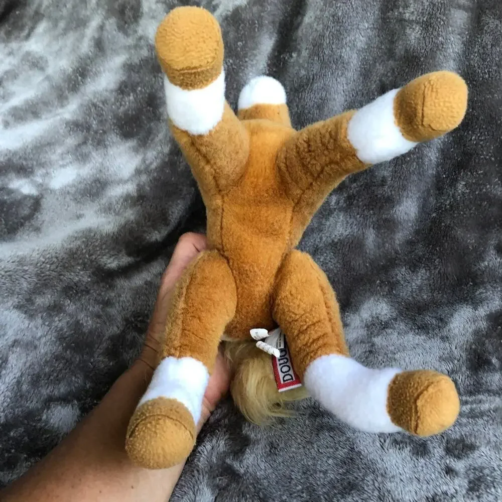 Vintage Douglas Horse Plush Tan White Appaloosa Pony Spots Stuffed Animal Toy